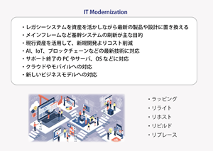 求められるITモダナイゼーション