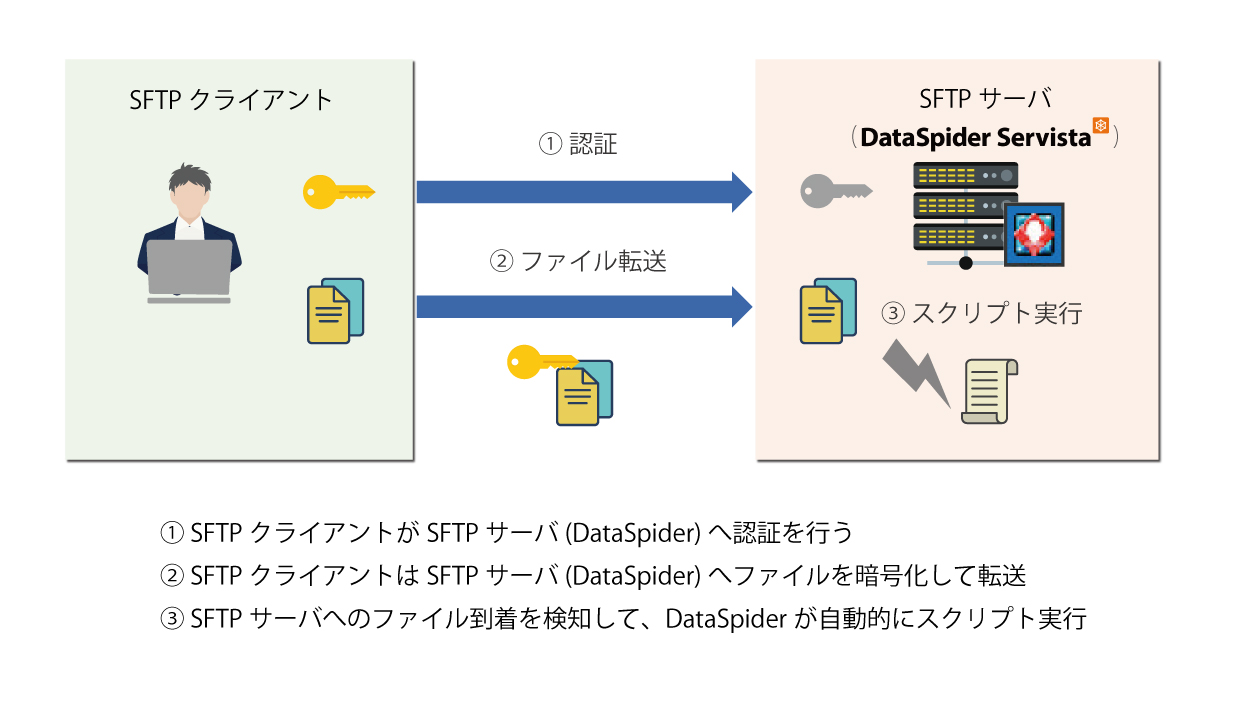 SFTP運用概要図