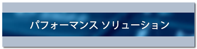 パフォーマンス ソリューション